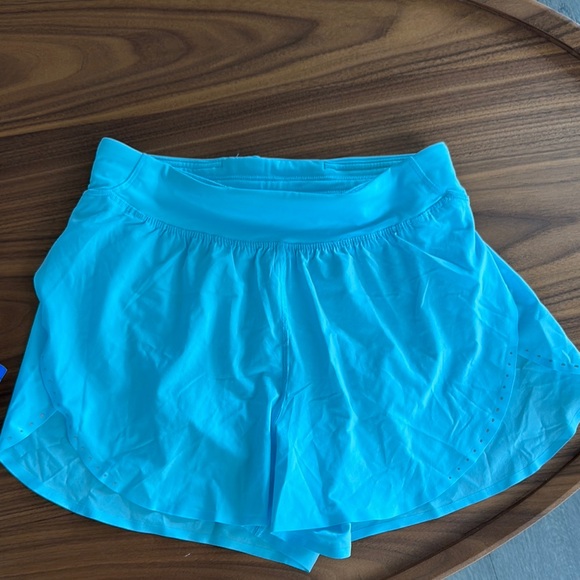 Lululemon Athletica Bright Blue Athletic Shorts - Picture 1 of 4